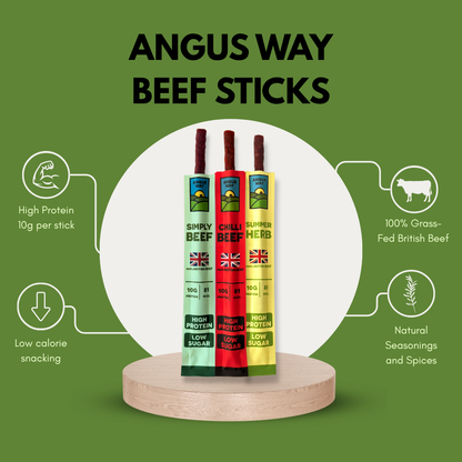 Angus Way Beef Sticks - 27 Pack