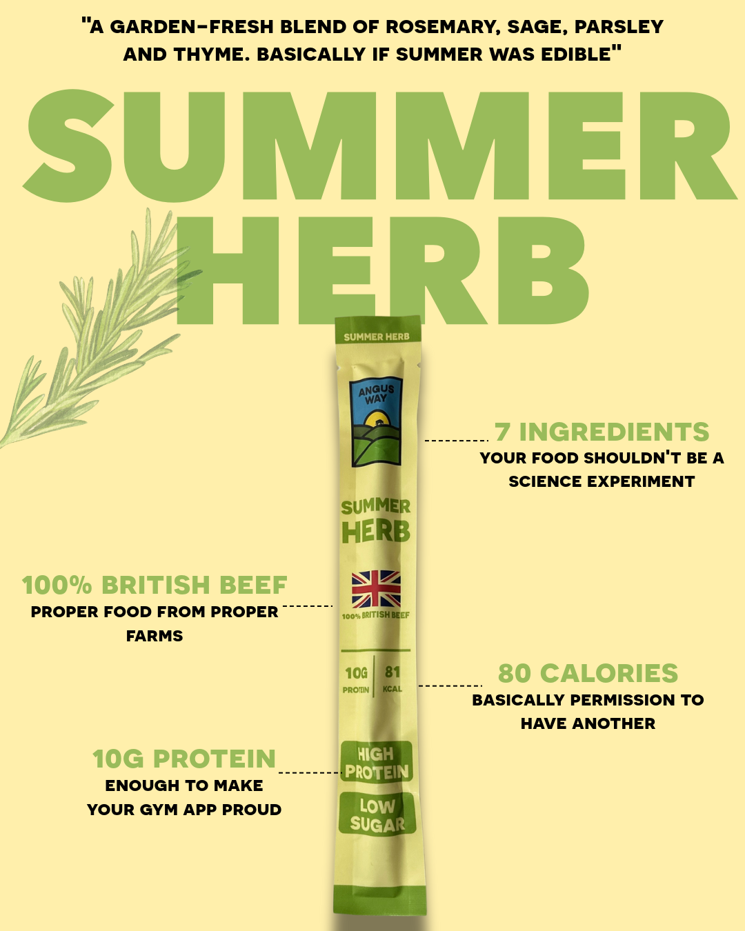 Angus Way Beef Sticks - 6 Taster Pack