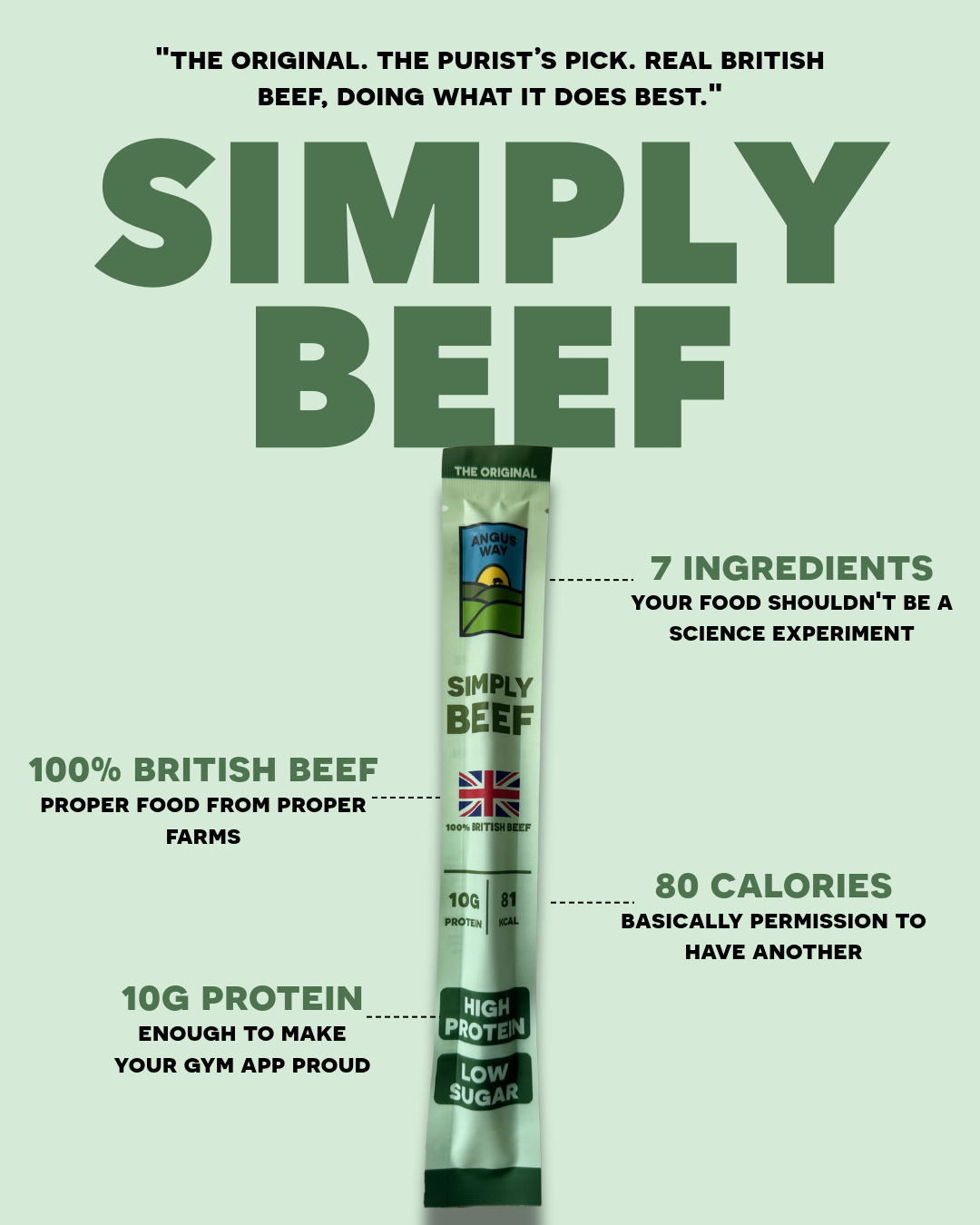 Angus Way Beef Sticks - 6 Taster Pack